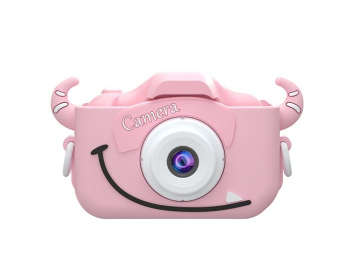 Digital Camera for Children C12 Παιδική Κάμερα - Cow Pink