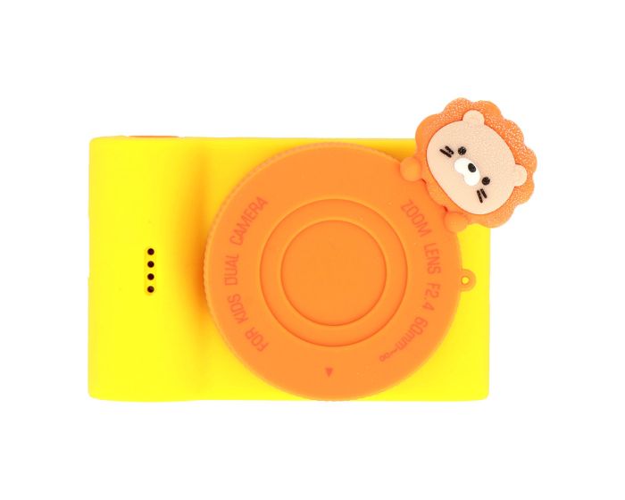 Digital Camera for Children C5 48MP WiFi Παιδική Κάμερα με Οθόνη Αφής - Lion Yellow