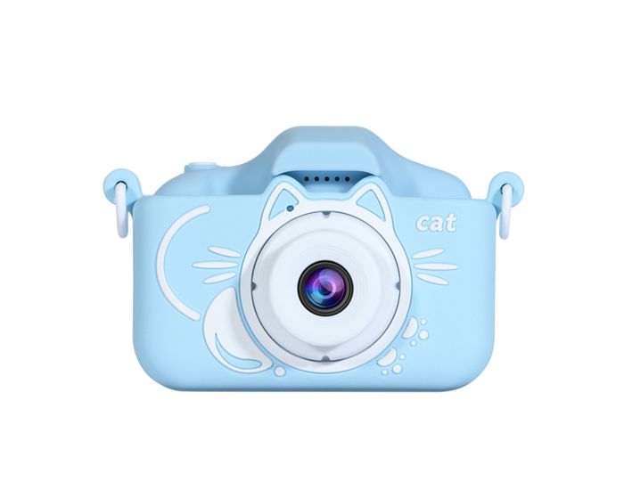 Digital Camera for Children C9 Παιδική Κάμερα - Cat Blue