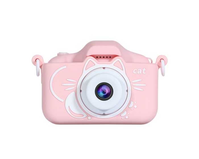 Digital Camera for Children C9 Παιδική Κάμερα - Cat Pink