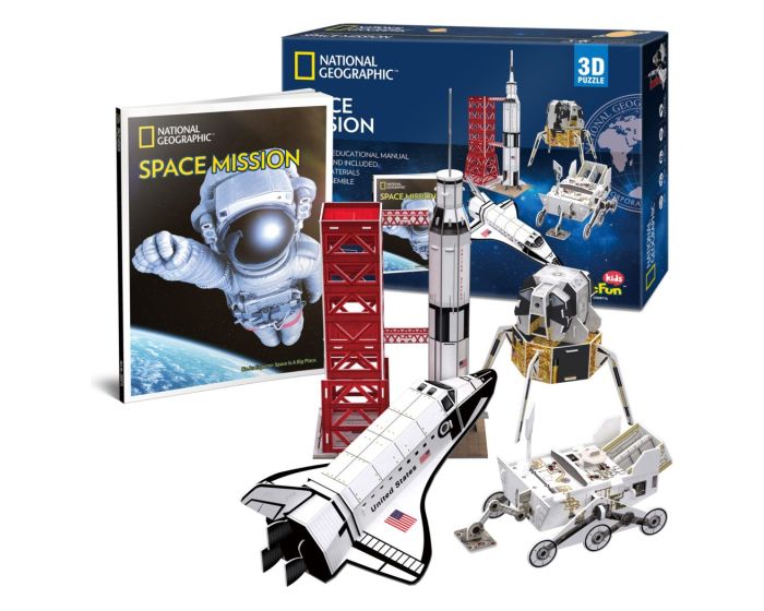 Cubic Fun DS0971H National Geographic Space Mission 80 Pcs