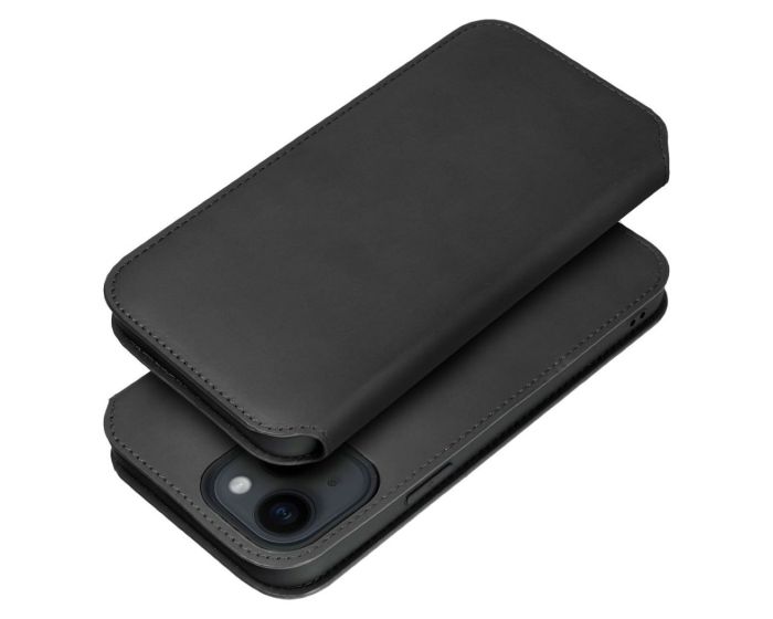 Dual Pocket Book Case Θήκη Πορτοφόλι - Black (Samsung Galaxy A15 4G / 5G)