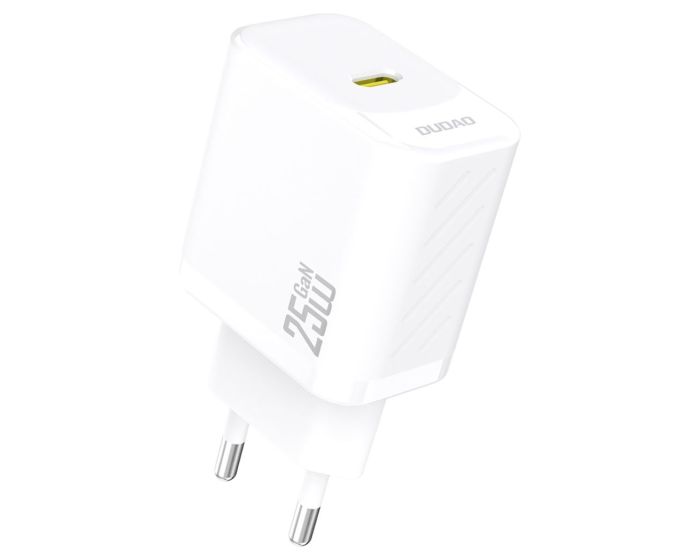 Dudao A27 25W GaN Type-C Wall Charger Αντάπτορας Φόρτισης - White