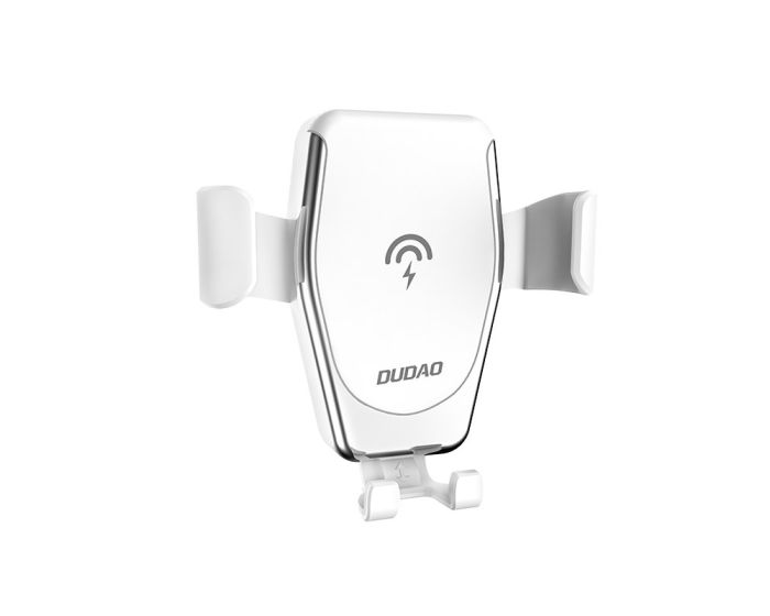 Dudao Gravity Vent Car Mount Wireless QI 10W Charger (F3Plus) White