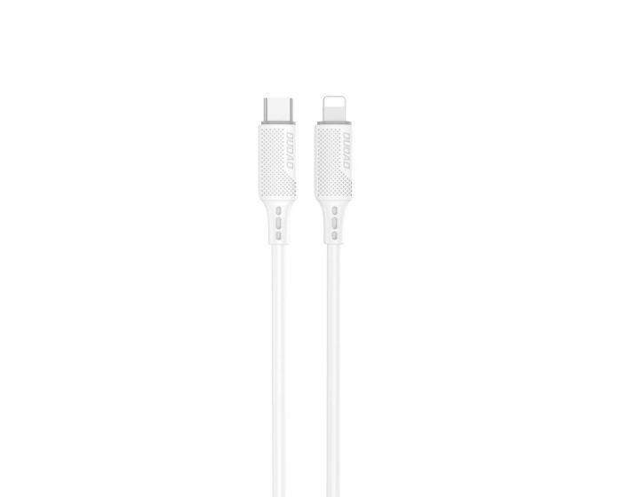 Dudao L6S Charging and Data Transfer Cable 20W Καλώδιο Φόρτισης Type-C PD to Lightning 1m - White