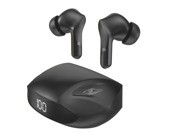 Dudao TWS U16H Wireless Bluetooth Stereo Earbuds with Charging Box - Black