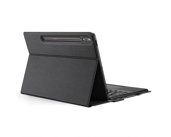 DUX DUCIS Touchpad Wireless Bluetooth Keyboard Case Θήκη με Πληκτρολόγιο - Black (Samsung Galaxy Tab S9 Plus / S9 FE Plus 12.4)