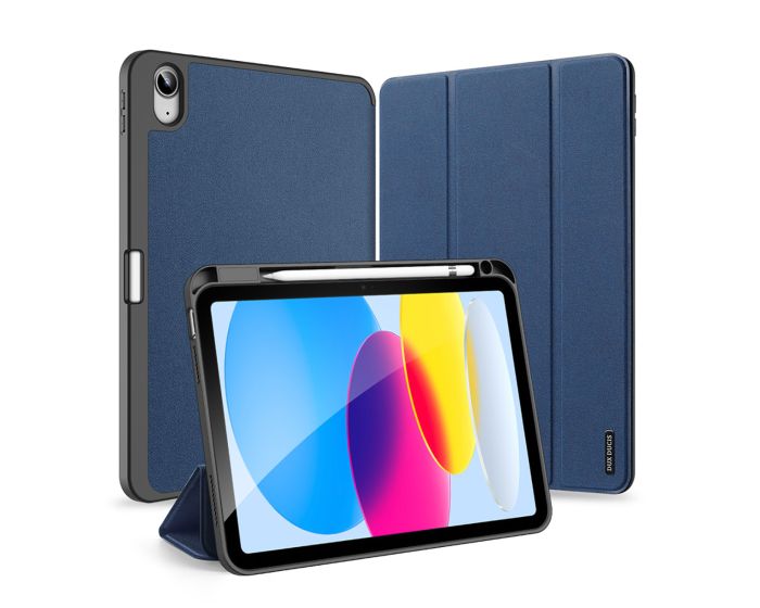 DUX DUCIS Domo Smart Book Case Θήκη με Δυνατότητα Stand - Blue (iPad 10.9 2022)