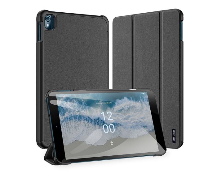 DUX DUCIS Domo Smart Book Case Θήκη με Δυνατότητα Stand - Black (Nokia T10)