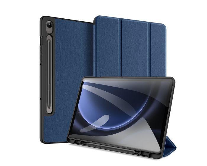 DUX DUCIS Domo Smart Book Case Θήκη με Δυνατότητα Stand - Navy Blue (Samsung Galaxy Tab S9 FE Plus 12.4)