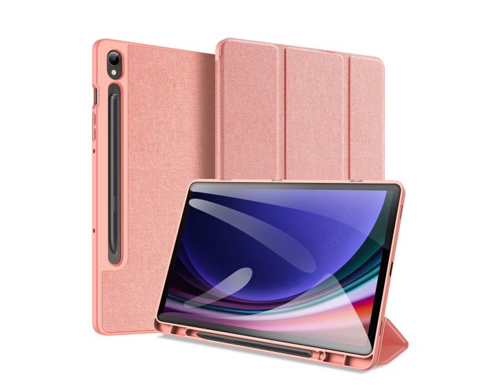 DUX DUCIS Domo Smart Book Case Θήκη με Δυνατότητα Stand - Pink (Samsung Galaxy Tab S9 FE 10.9)