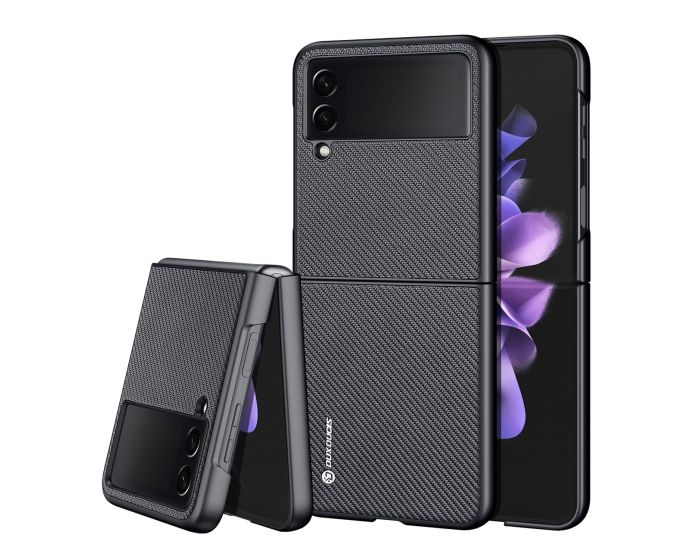 DUX DUCIS Fino TPU and Fabric Case - Black (Samsung Galaxy Z Flip 3 5G)