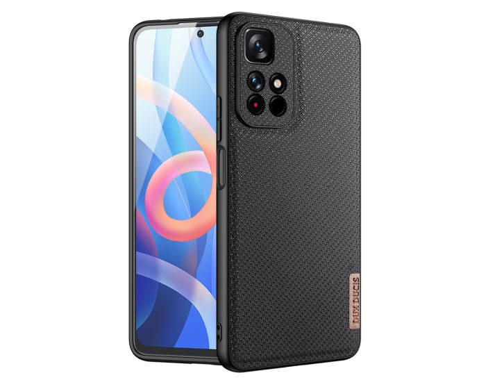 DUX DUCIS Fino TPU and Fabric Case - Black (Xiaomi Poco M4 Pro 5G / Redmi Note 11T 5G / 11S 5G)