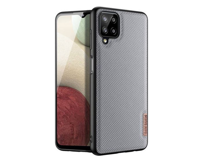 DUX DUCIS Fino TPU and Fabric Case - Gray (Samsung Galaxy A12)