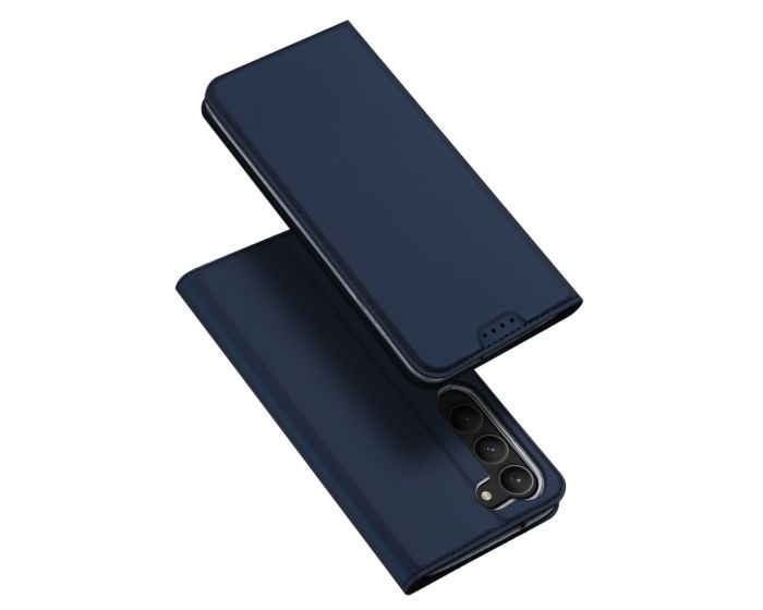 DUX DUCIS SkinPro Wallet Case Θήκη Πορτοφόλι με Stand - Navy Blue (Samsung Galaxy S23 Plus)