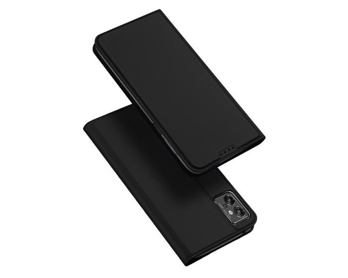 DUX DUCIS SkinPro Wallet Case Θήκη Πορτοφόλι με Stand - Black (Motorola Moto G32)