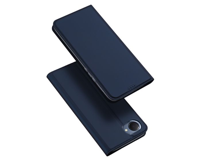 DUX DUCIS SkinPro Wallet Case Θήκη Πορτοφόλι με Stand - Navy Blue (Realme C30 / Narzo 50i Prime)
