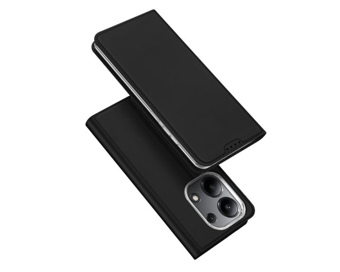 DUX DUCIS SkinPro Wallet Case Θήκη Πορτοφόλι με Stand - Black (Xiaomi Redmi Note 13 4G)