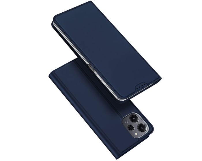 DUX DUCIS SkinPro Wallet Case Θήκη Πορτοφόλι με Stand - Navy Blue (Xiaomi Redmi 12)
