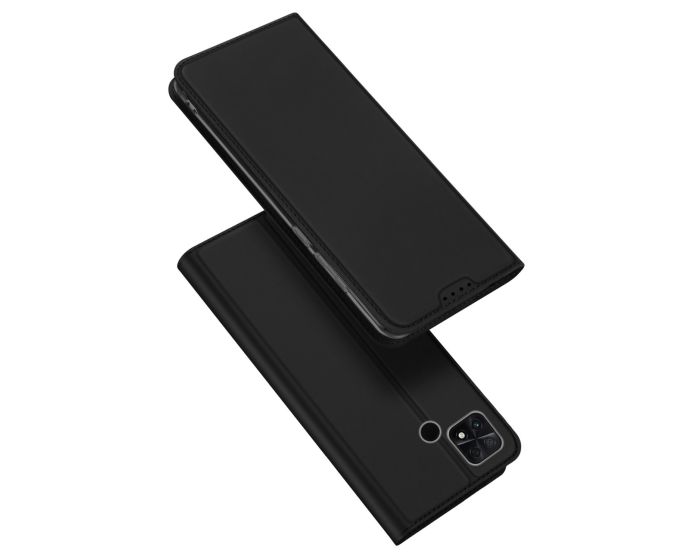 DUX DUCIS SkinPro Wallet Case Θήκη Πορτοφόλι με Stand - Black (Xiaomi Poco C40)