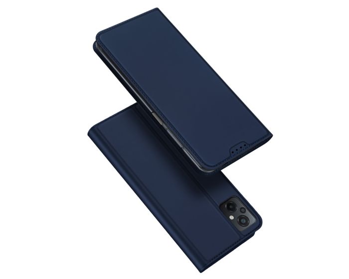 DUX DUCIS SkinPro Wallet Case Θήκη Πορτοφόλι με Stand - Blue (Xiaomi Poco M5)