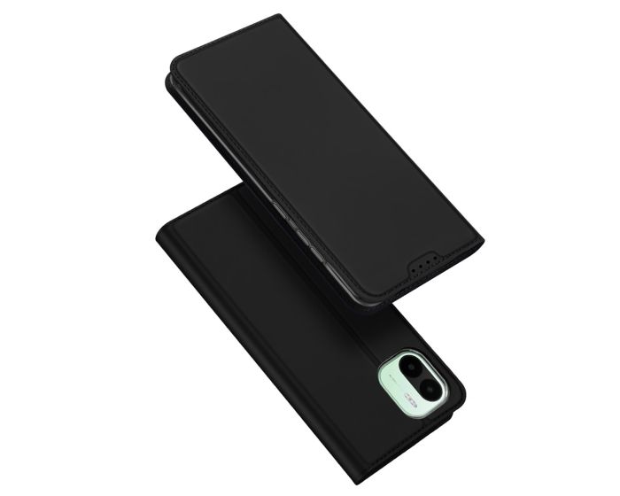 DUX DUCIS SkinPro Wallet Case Θήκη Πορτοφόλι με Stand - Black (Xiaomi Redmi A1)