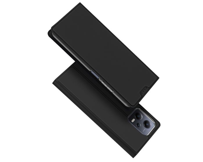 DUX DUCIS SkinPro Wallet Case Θήκη Πορτοφόλι με Stand - Black (Xiaomi Redmi Note 12 5G / Poco X5 5G)