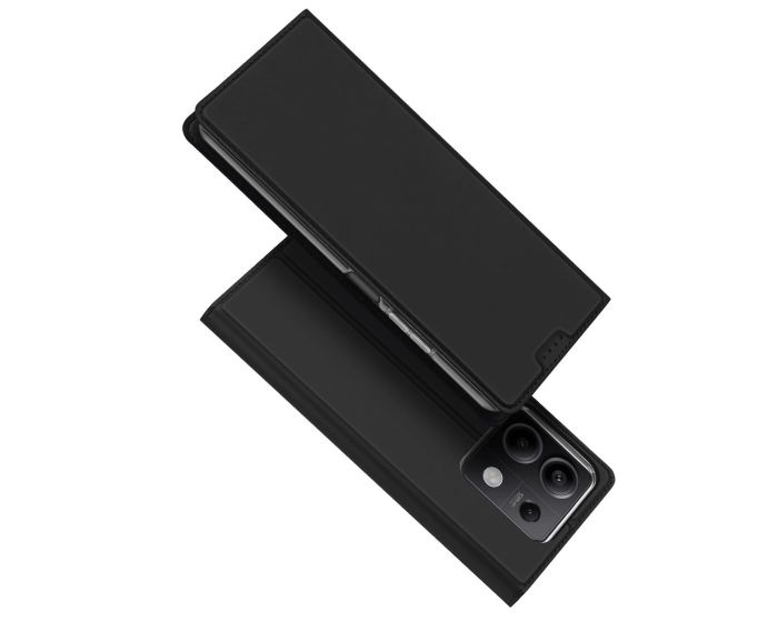 DUX DUCIS SkinPro Wallet Case Θήκη Πορτοφόλι με Stand - Black (Xiaomi Redmi Note 13 5G)