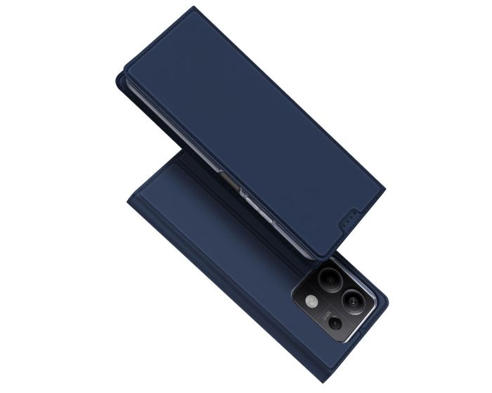 DUX DUCIS SkinPro Wallet Case Θήκη Πορτοφόλι με Stand - Navy Blue (Xiaomi Redmi Note 13 5G)