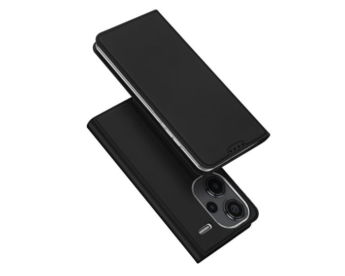 DUX DUCIS SkinPro Wallet Case Θήκη Πορτοφόλι με Stand - Black (Xiaomi Redmi Note 13 Pro Plus 5G)