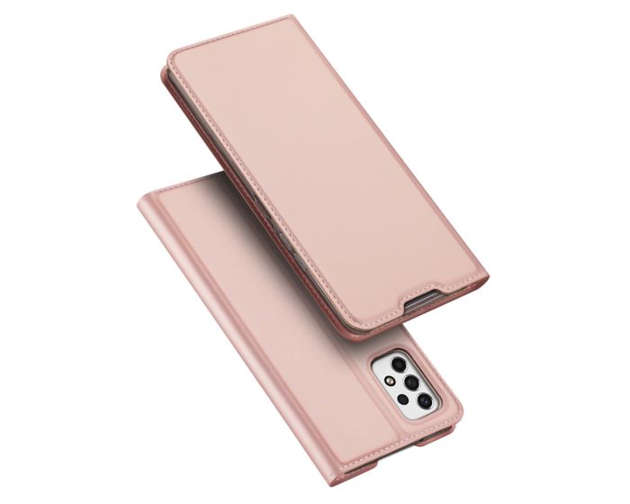 DUX DUCIS SkinPro Wallet Case Θήκη Πορτοφόλι με Stand - Rose Gold (Samsung Galaxy A53 5G)