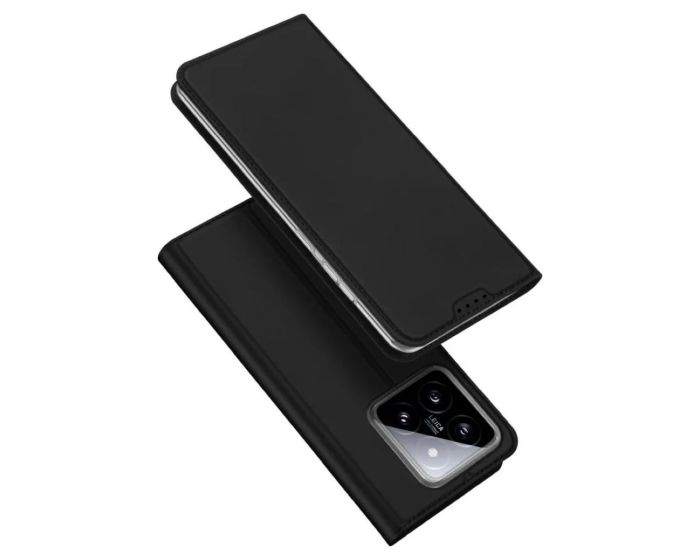 DUX DUCIS SkinPro Wallet Case Θήκη Πορτοφόλι με Stand - Black (Xiaomi 14)