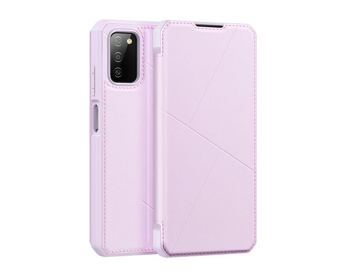 DUX DUCIS Skin X Wallet Case Θήκη Πορτοφόλι με Stand - Pink (Samsung Galaxy A03s)