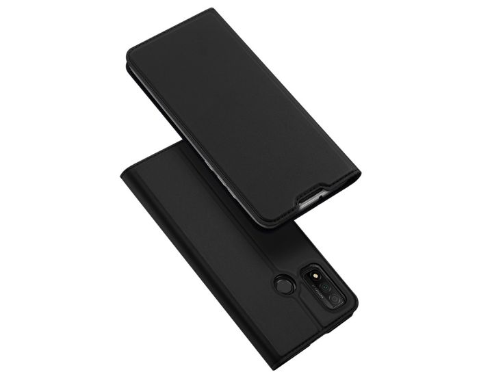 DUX DUCIS SkinPro Wallet Case Θήκη Πορτοφόλι με Stand - Black (Huawei P Smart 2020)