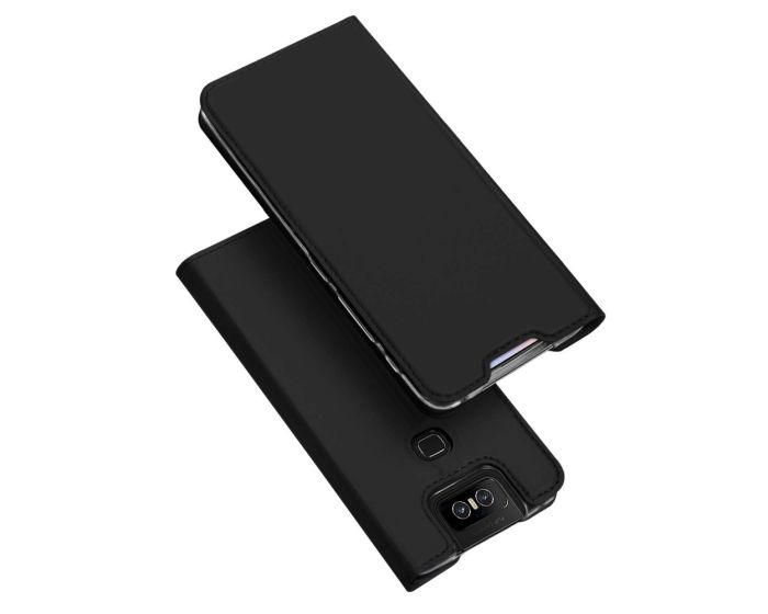 DUX DUCIS SkinPro Wallet Case Θήκη Πορτοφόλι με Stand - Black (Asus Zenfone 6)