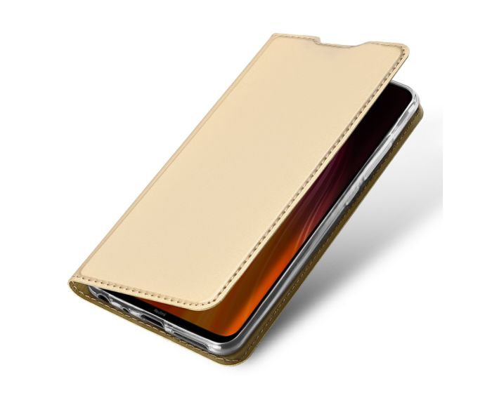 DUX DUCIS SkinPro Wallet Case Θήκη Πορτοφόλι με Stand - Gold (Xiaomi Mi Note 10 / Note 10 Pro)