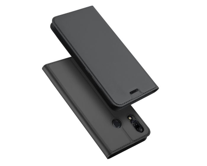 DUX DUCIS SkinPro Wallet Case Θήκη Πορτοφόλι με Stand - Gray (Asus Zenfone 5Z)