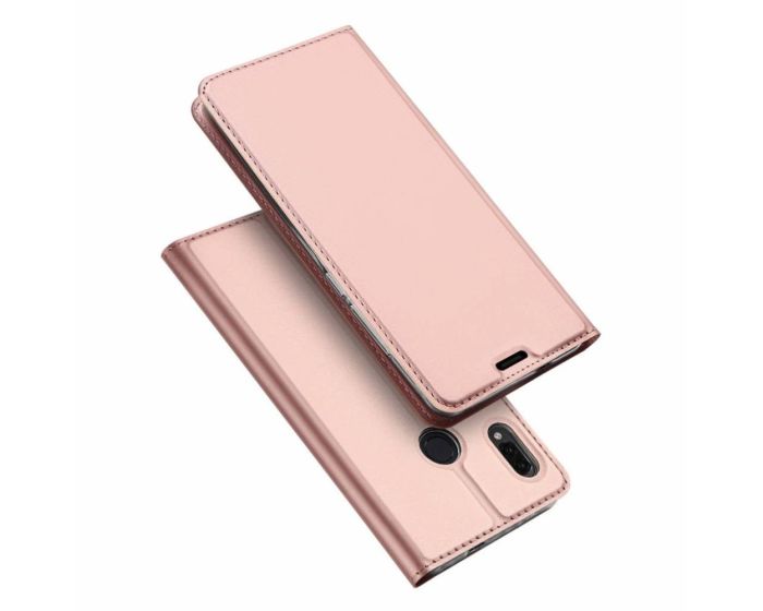 DUX DUCIS SkinPro Wallet Case Θήκη Πορτοφόλι με Stand - Rose Gold (Asus Zenfone Max M1)