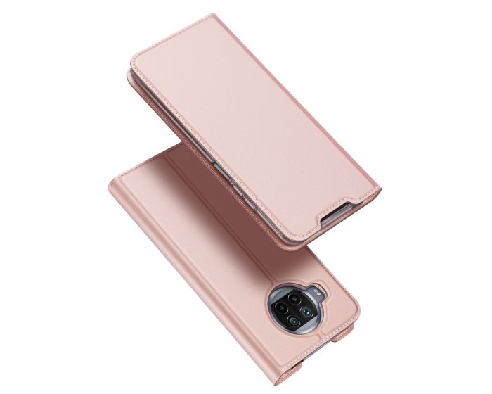 DUX DUCIS SkinPro Wallet Case Θήκη Πορτοφόλι με Stand - Rose Gold (Xiaomi Mi 10T Lite 5G)