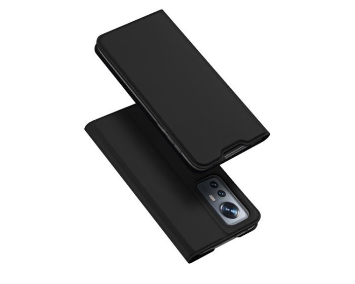 DUX DUCIS SkinPro Wallet Case Θήκη Πορτοφόλι με Stand - Black (Xiaomi 12 / 12X)