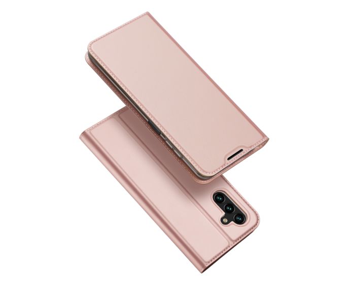 DUX DUCIS SkinPro Wallet Case Θήκη Πορτοφόλι με Stand - Rose Gold (Samsung Galaxy A13 5G)