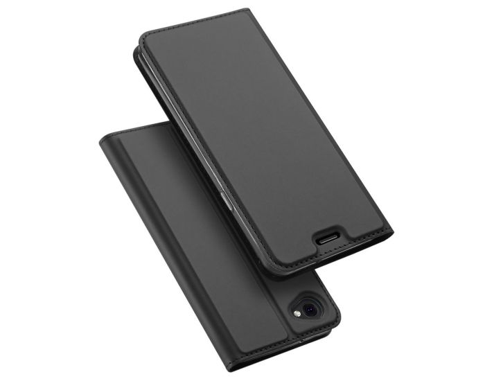 DUX DUCIS SkinPro Wallet Case Θήκη Πορτοφόλι με Δυνατότητα Stand - Grey (LG Q6)