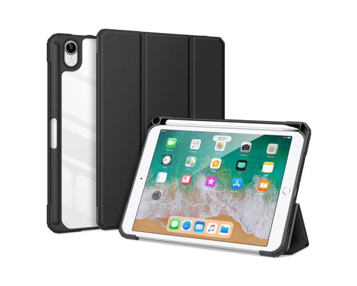 DUX DUCIS Toby Armored Smart Book Case Θήκη με Δυνατότητα Stand - Black (iPad mini 6 2021)