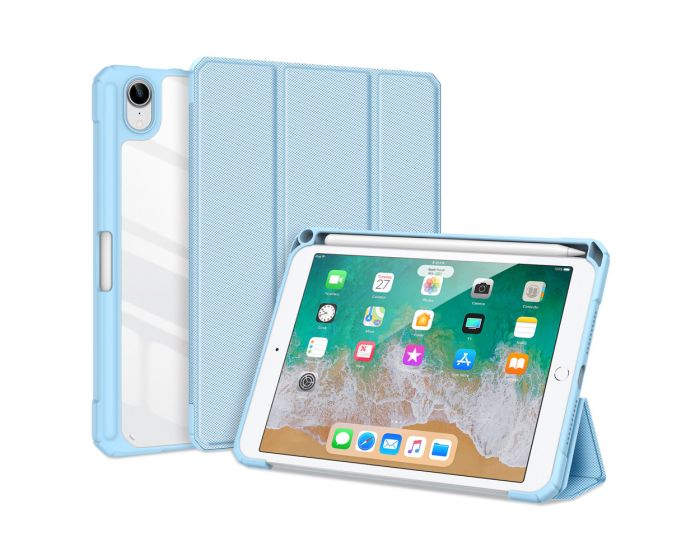 DUX DUCIS Toby Armored Smart Book Case Θήκη με Δυνατότητα Stand - Blue (iPad mini 6 2021)