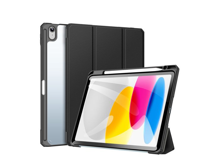 DUX DUCIS Toby Armored Smart Book Case Θήκη με Δυνατότητα Stand - Black (iPad 10.9 2022)