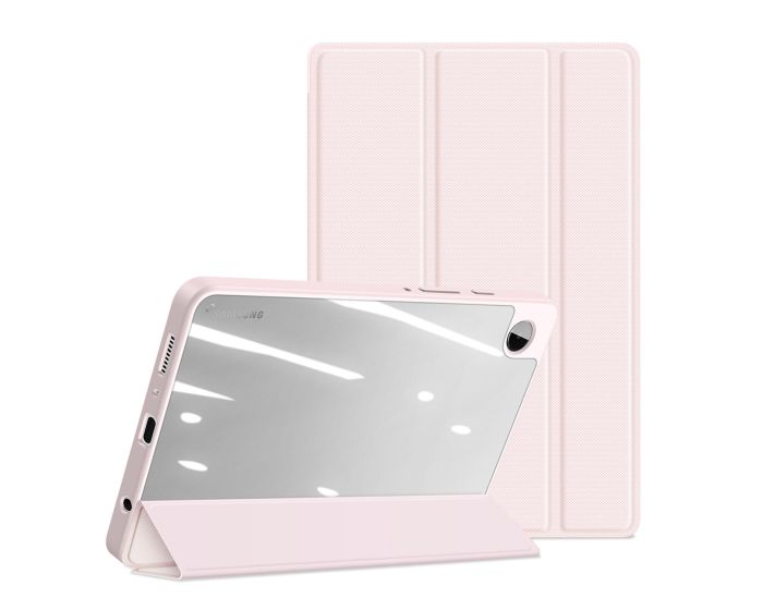 DUX DUCIS Toby Armored Smart Book Case Θήκη με Δυνατότητα Stand - Pink (Samsung Galaxy Tab A9 8.7)