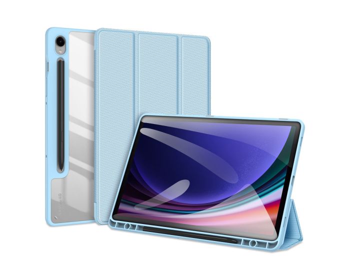DUX DUCIS Toby Armored Smart Book Case Θήκη με Δυνατότητα Stand - Blue (Samsung Galaxy Tab S9 FE 10.9)