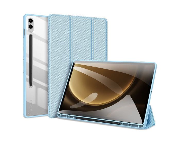 DUX DUCIS Toby Armored Smart Book Case Θήκη με Δυνατότητα Stand - Blue (Samsung Galaxy Tab S9 FE Plus 12.4)