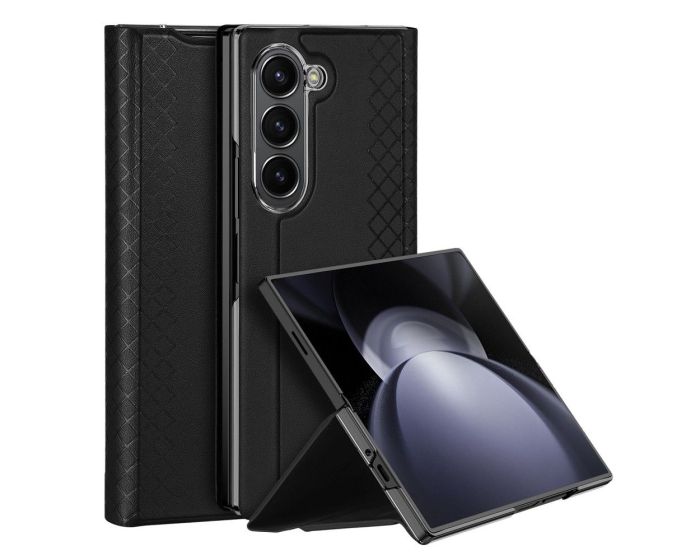 DUX DUCIS Bril PU Leather Case Θήκη Book - Black (Samsung Galaxy Z Fold6)