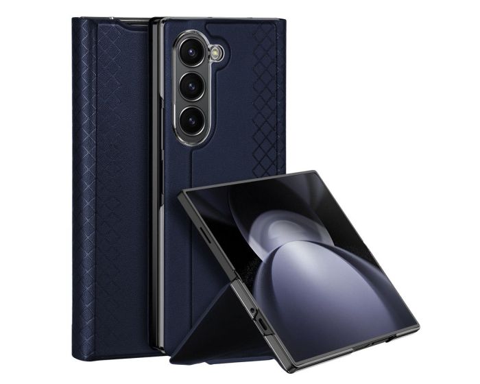 DUX DUCIS Bril PU Leather Case Θήκη Book - Blue (Samsung Galaxy Z Fold6)
